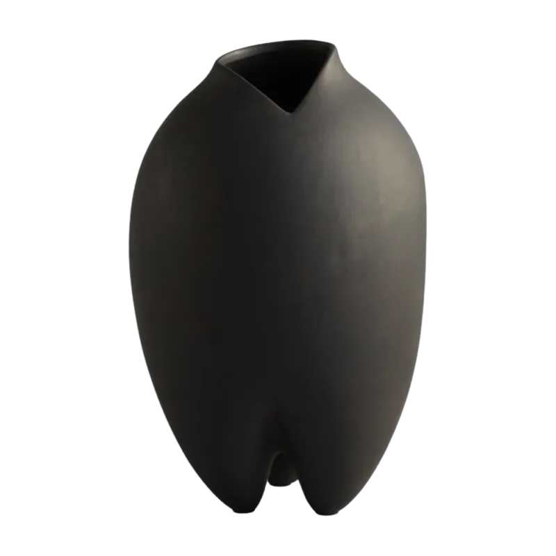 Vase organique en céramique café 37,5cm Sumo - 101 Copenhagen