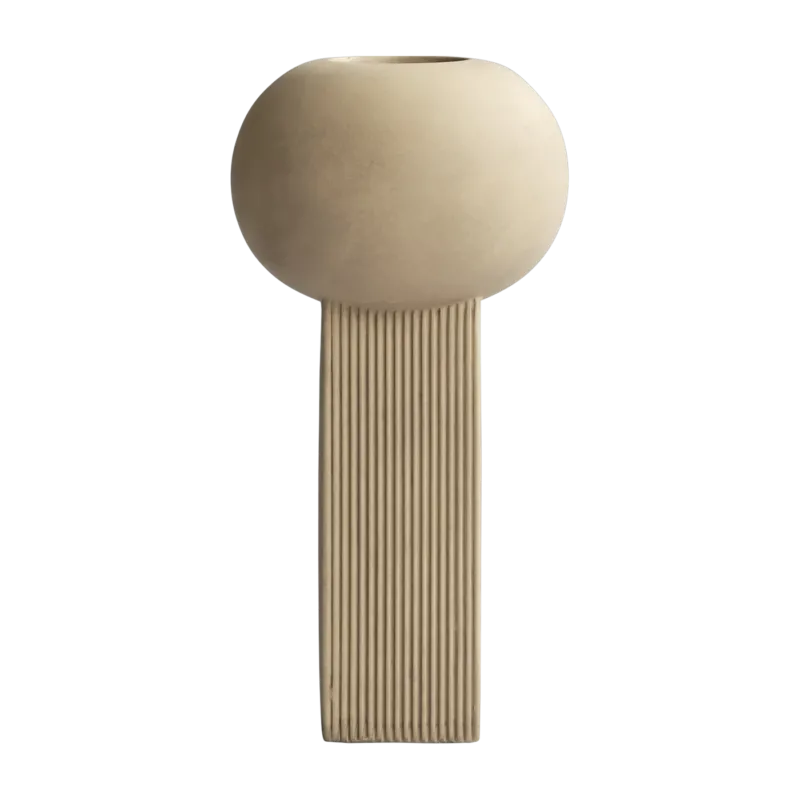 Vase en céramique sable 30x15cm Empire - 101 Copenhagen