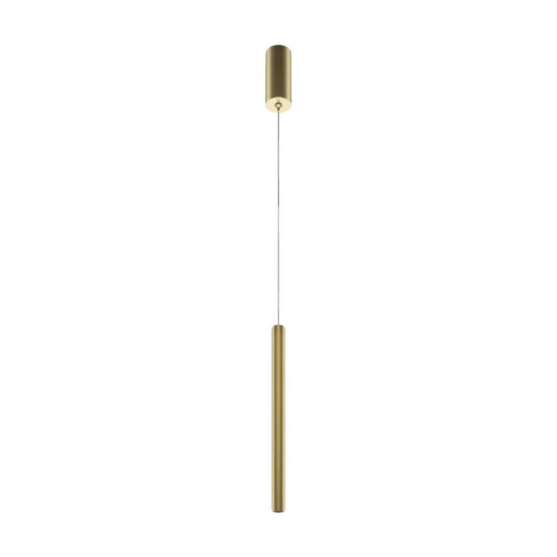 Suspension pendant en aluminium doré 30x40cm Pro Base - Maytoni
