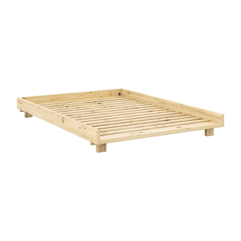 Sommier en bois de pin laqué 140x200cm Social bed - Karup Design