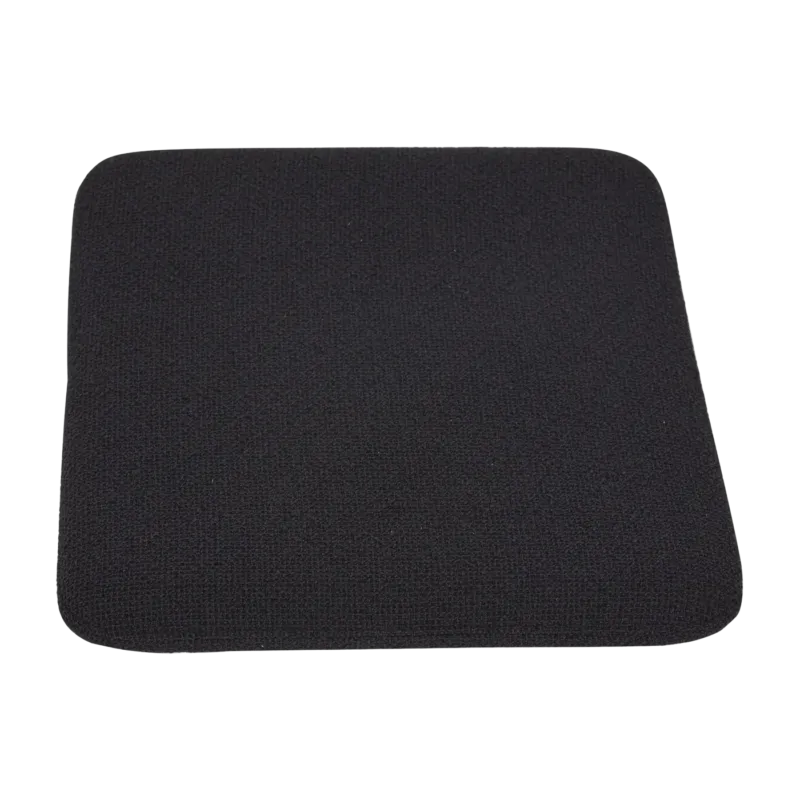 Coussin de siège pour tabouret anthracite bouclé 27,5x32x2,5cm Curva - AYTM