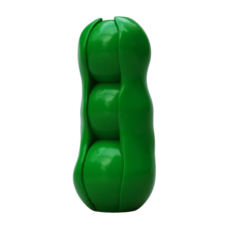Vase en céramique vert 11x11x26cm Peas - Fluid Market