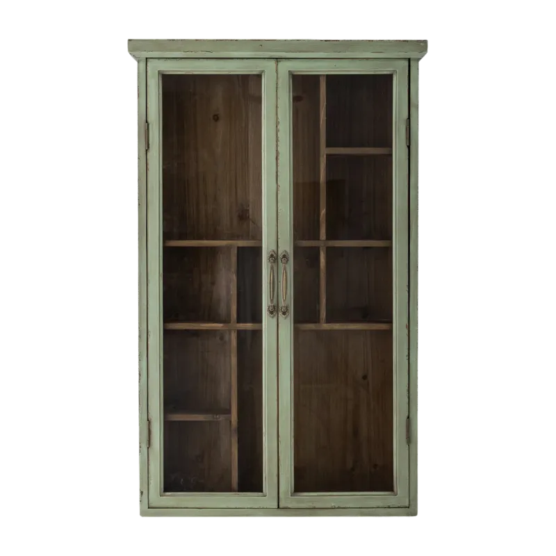 Armoire Hazem Bois de sapin vert - Bloomingville