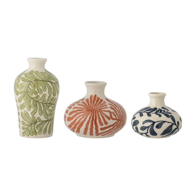 Vase Fauni Grès vert - Bloomingville