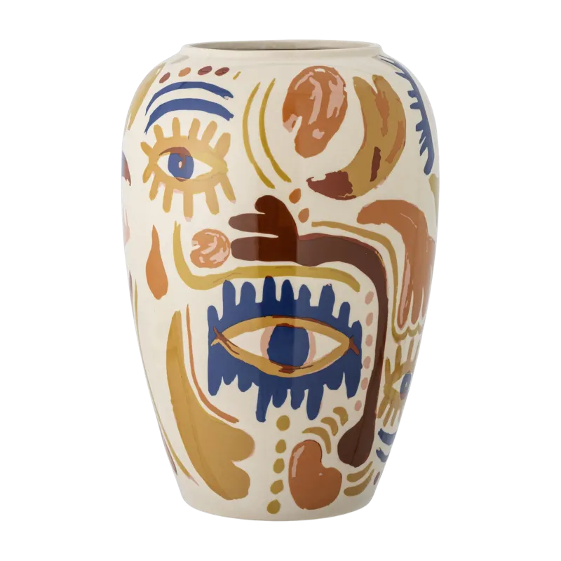 Vase Horus Grès Orange - Bloomingville