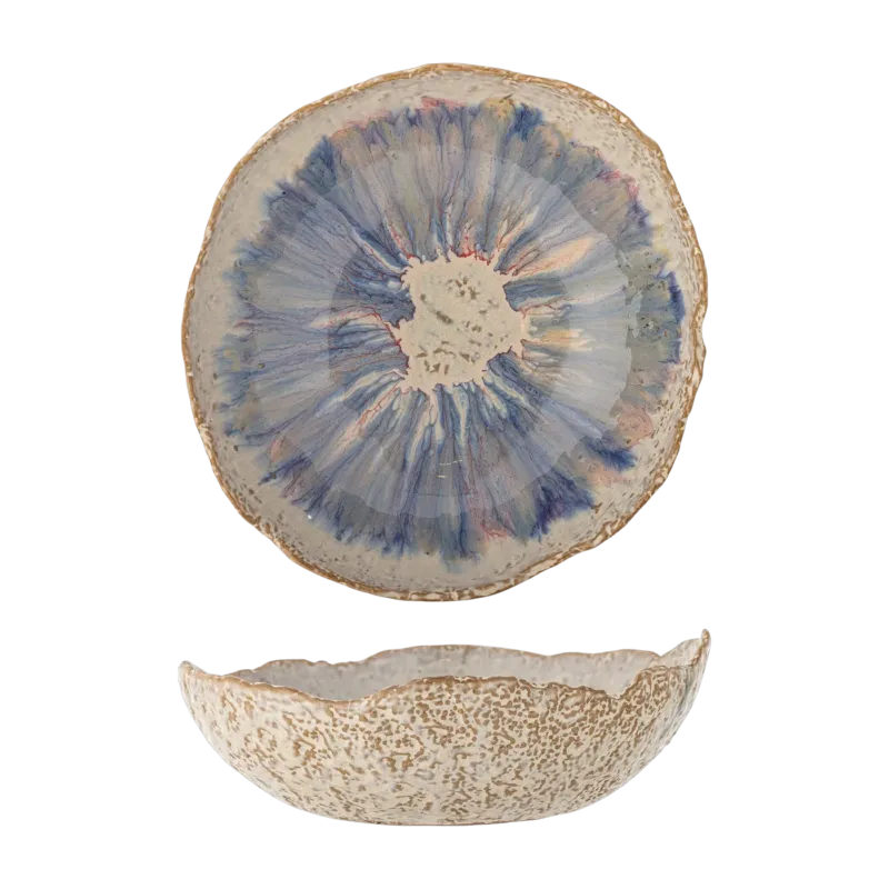 Amalia Bowl Blue Stoneware - Bloomingville