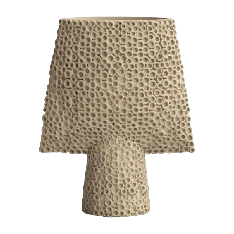 Vase en céramique sable 25cm Sphere Shisen - 101 COPENHAGEN
