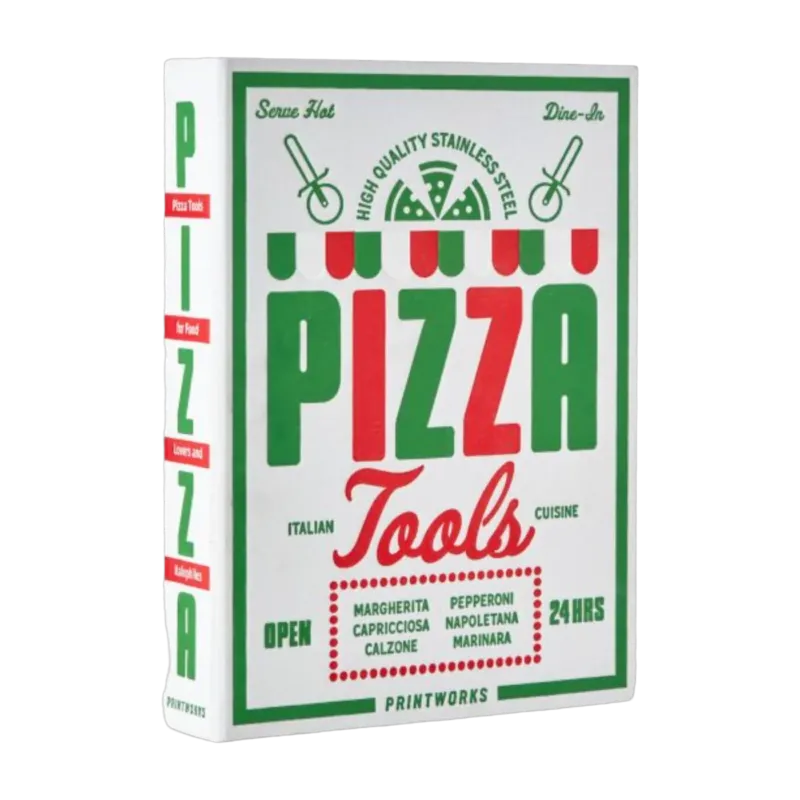 Coffret pour pizzas 26,5x20x5cm Les Essentiels - Printworks