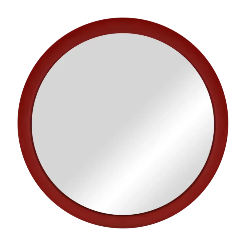 Miroir rond en acier auburn 58cm Allo - Noo.ma