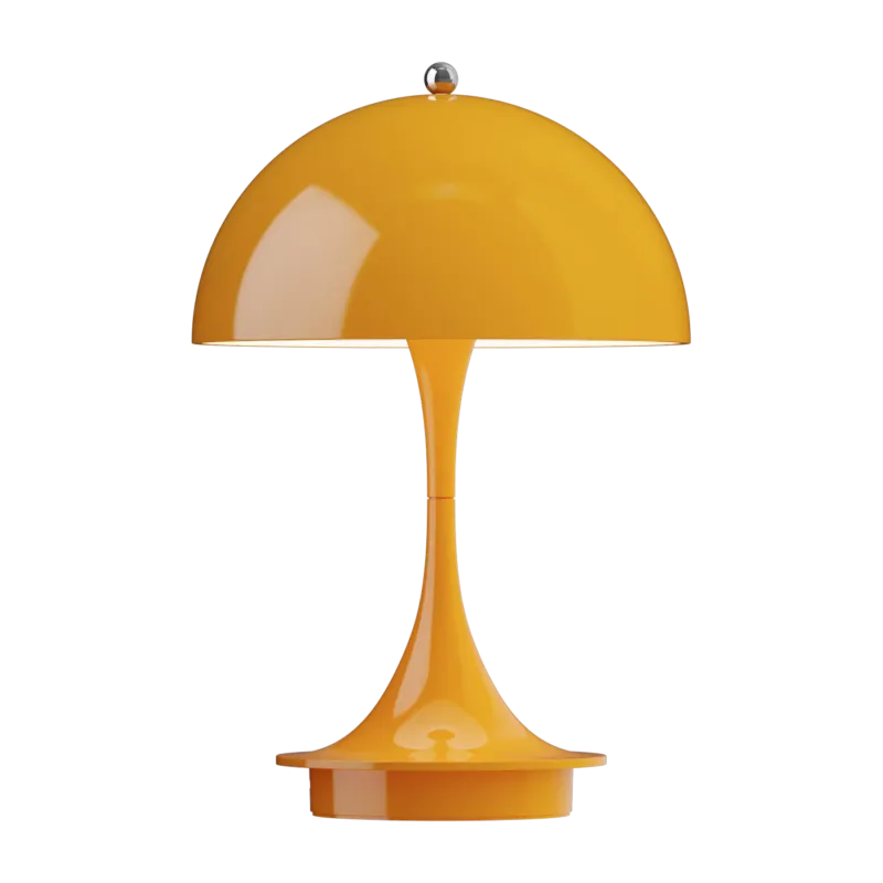 Lampe portable design orange Panthella 160 Portable V3 - Louis Poulsen