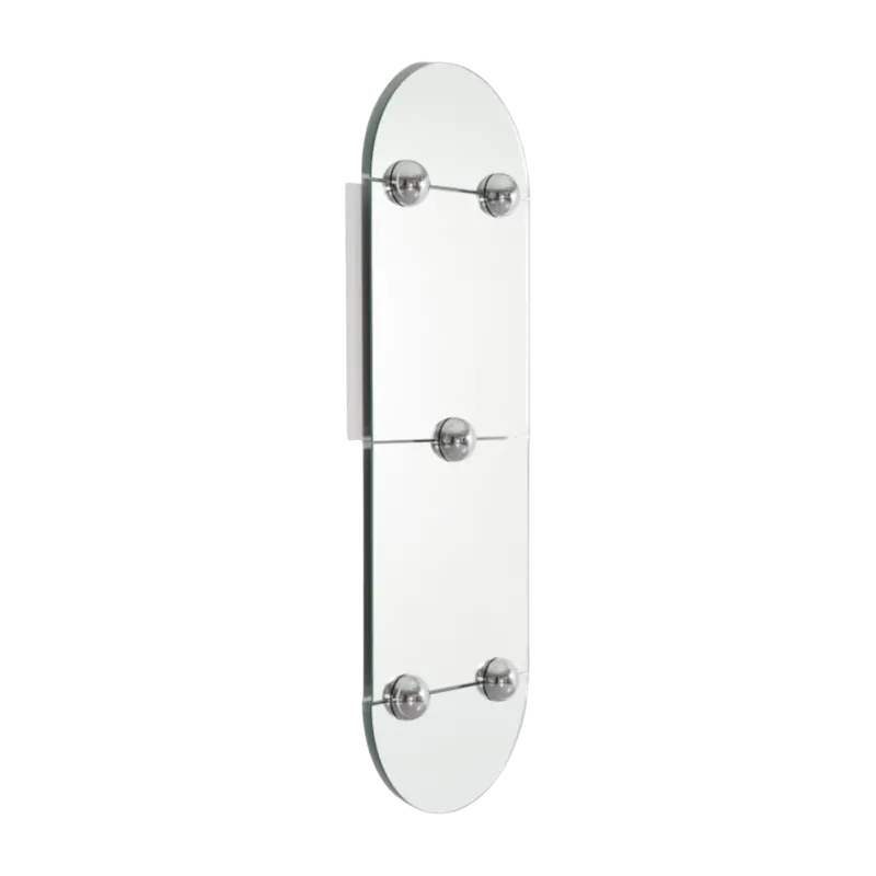 Miroir ovale argenté 60x182cm Sphera oblong - Moustache