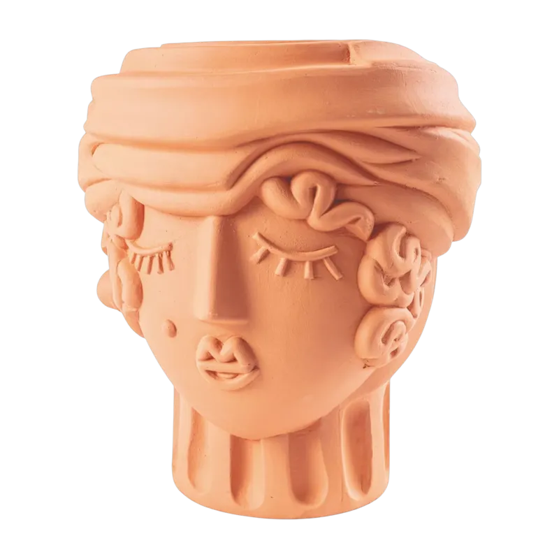 Vase visage en terre cuite 33cm Women - Seletti