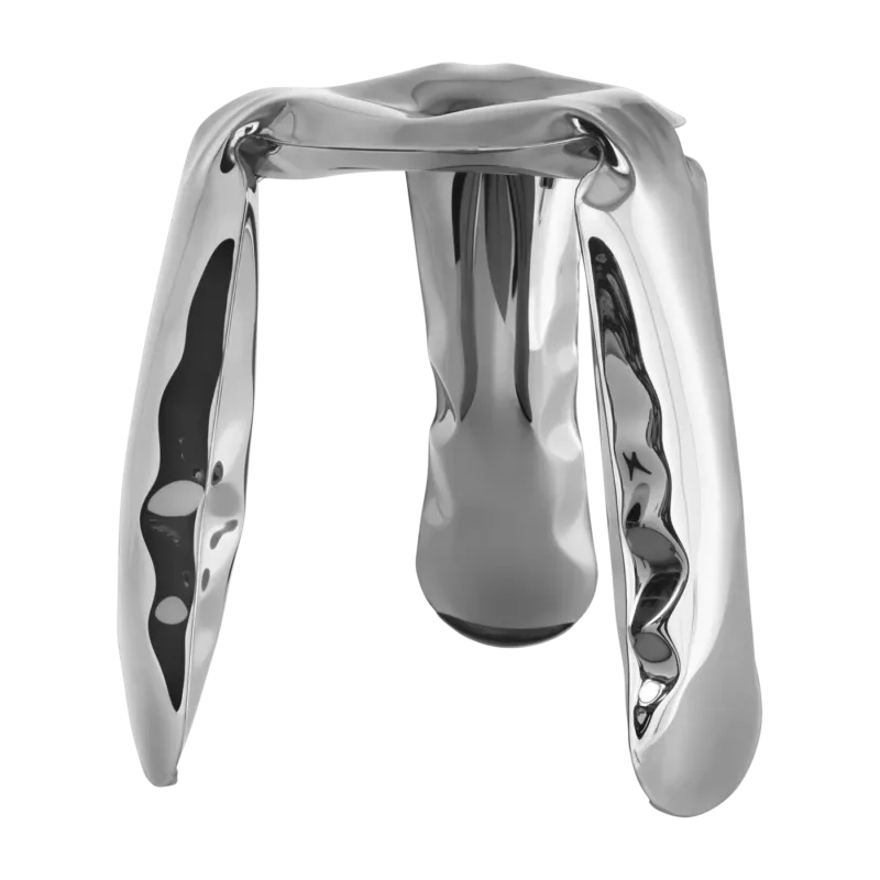 Tabouret en inox poli Plopp mini - Zieta