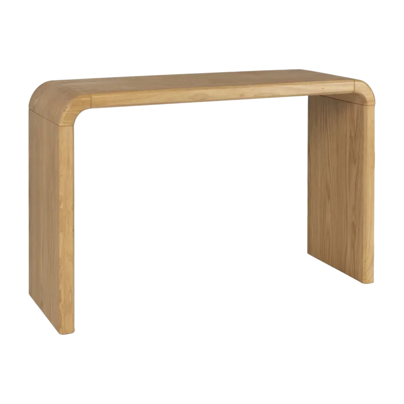 Console en chêne naturel 120x38x75cm Brave - Zuiver