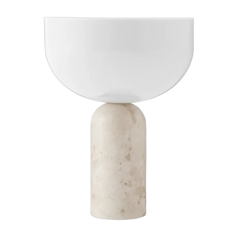 Lampe portable en marbre kunis breccia 24cm Kizu - New Works