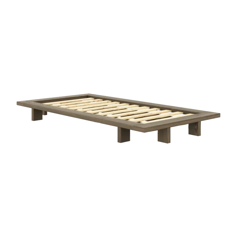 Sommier en pin carob brown 90x200cm Japan - Karup Design