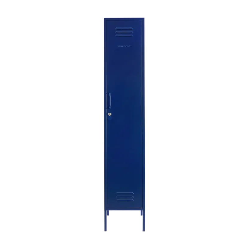 Casier en acier bleu marine 35x46x183cm The Skinny - Mustard Made