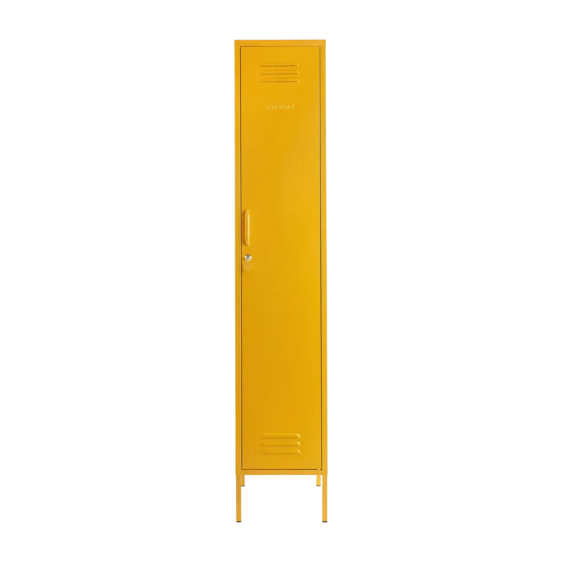 Casier en acier jaune moutarde 35x46x183cm The Skinny - Mustard Made