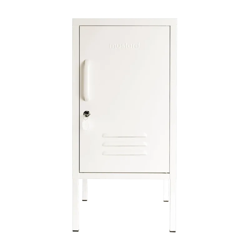 Casier en acier blanc craie 35x46x72cm The Shorty - Mustard Made