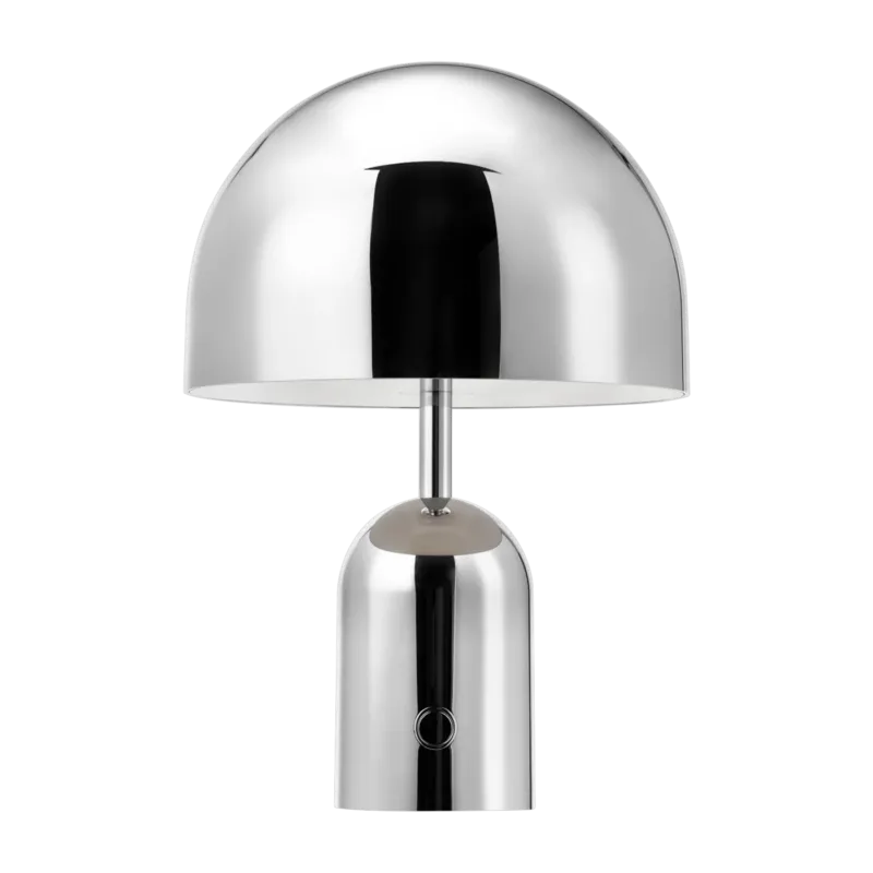 Lampe portable en abs argenté 28cm Bell - Tom Dixon