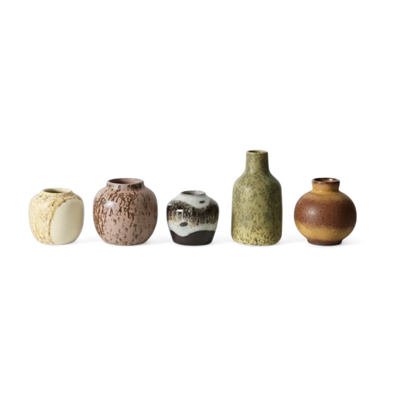 Petits vases Canyon (lot de 4) - HKLIVING