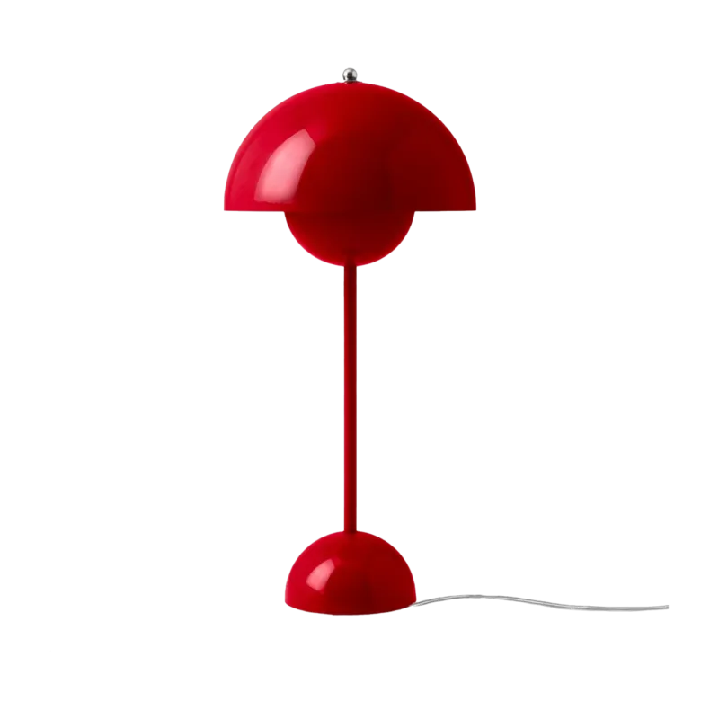 Lampe à poser vermilion red Flowerpot VP3 - &tradition