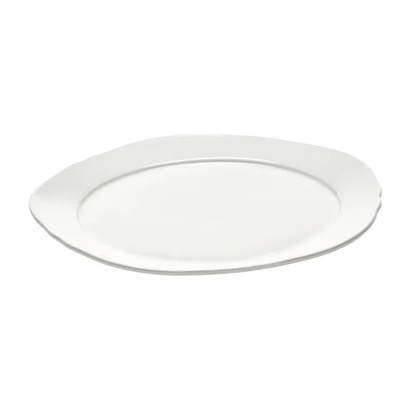 Assiette à entrée en porcelaine blanche 23cm Silhouette - SERAX