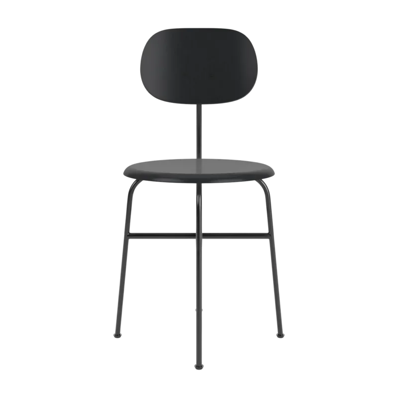 Chaise en frêne teinté noir 80cm Afteroon - Audo
