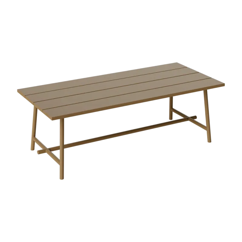 Table de jardin rectangulaire en aluminium mocha 220x100x76cm Fred's - Fatboy