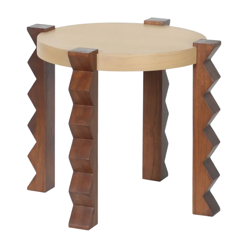 Table d'appoint en bois de mindi 60x52cm Zaka - Versmissen