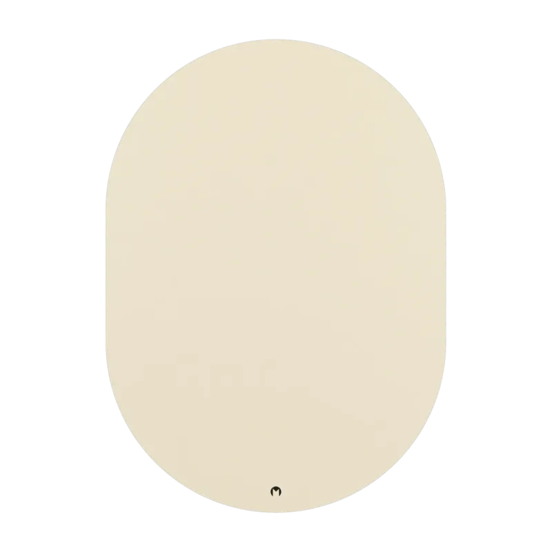 Tableau mural magnétique en acier beige cashew 57x41cm Tavo - Metallbude