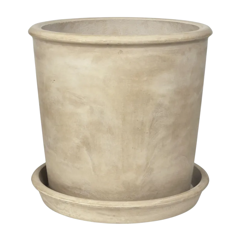 Pot de fleurs en argile antique beige 50x50cm Rolf - Broste Copenhagen