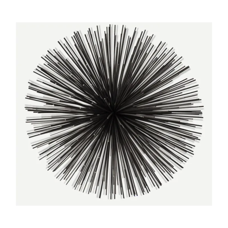 Décoration en aluminium oursin noir 26cm - Pols Potten