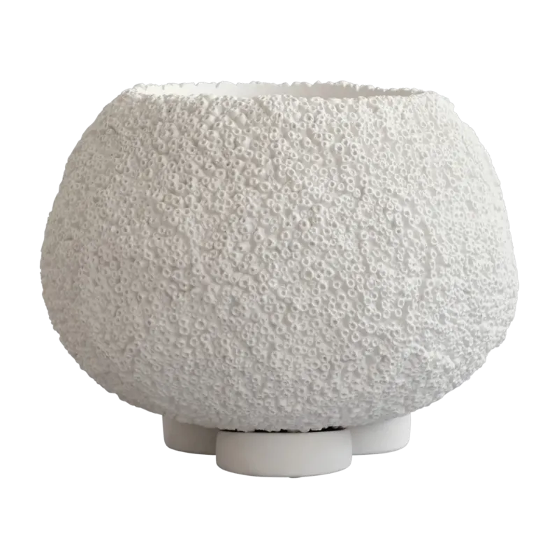 Pot de fleur en fibre blanche 35x24cm - 101 Copenhagen