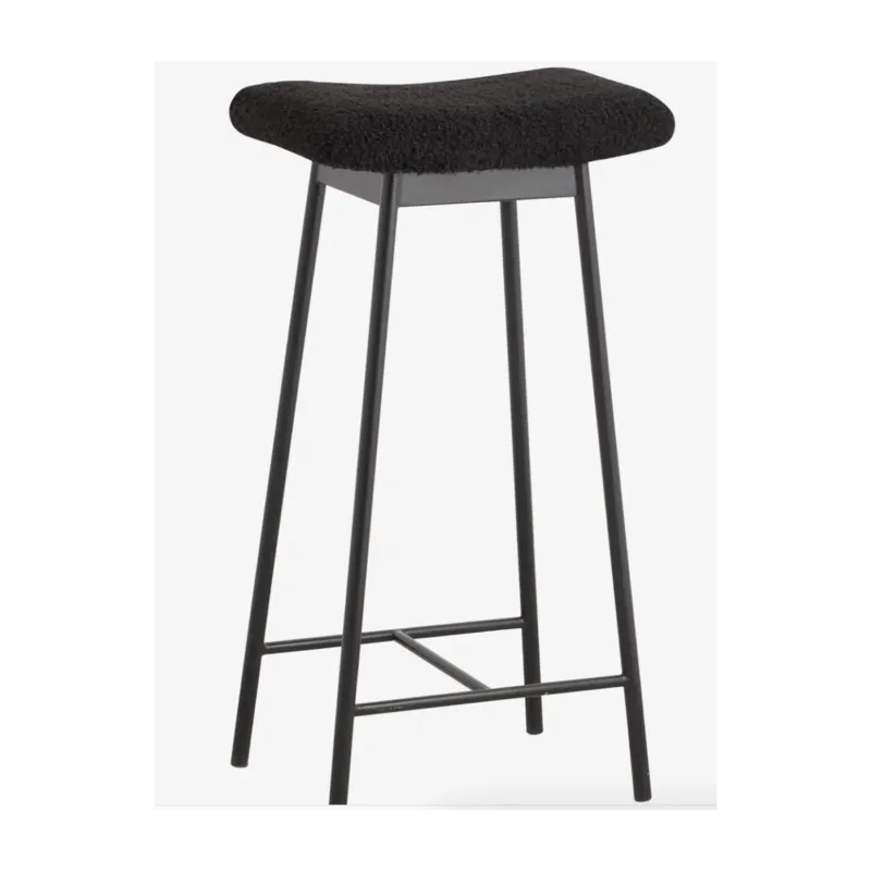 Tabouret de bar noir Zala - Nordal