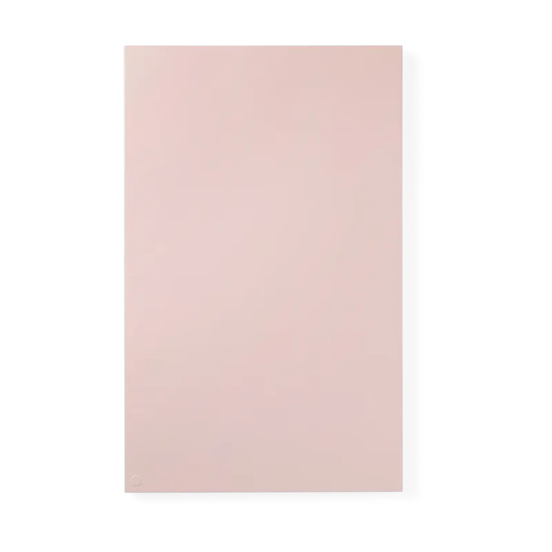 Tableau mural magnétique rectangulaire rose blush 53x85cm The storyboard - Mustard Made