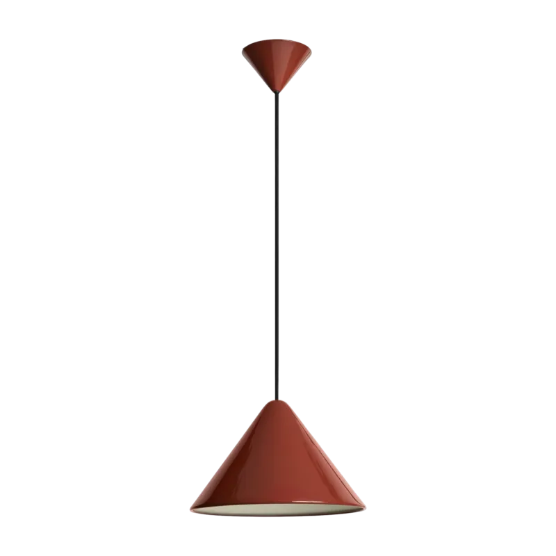 Suspension en aluminium rouge 26cm Compass - HAY