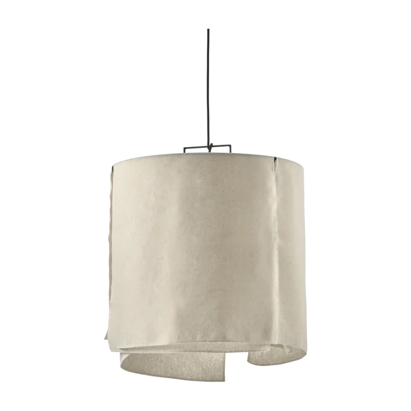 Lampadaire en acier noir et beige 46x35,5cm Nomad - Serax