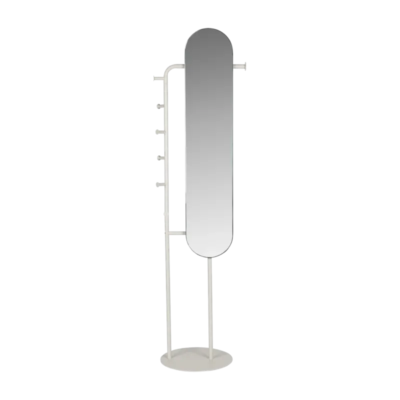 Miroir à poser en acier beige 179cm Vero - Zuiver