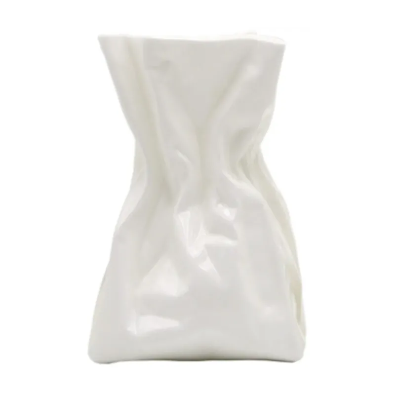 Vase blanc 20x15x11cm Adelaide - Driade