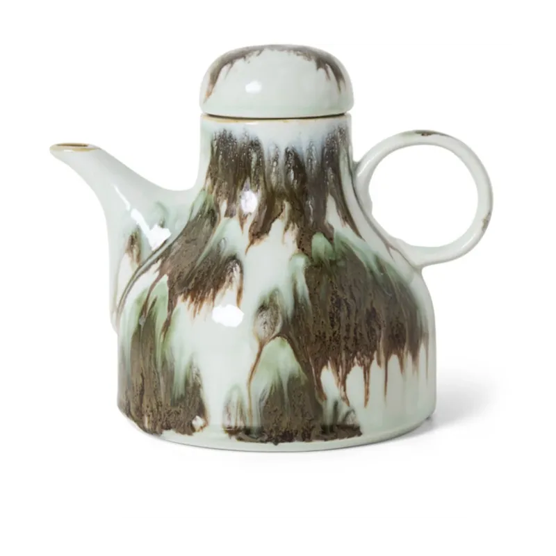Cafetière en céramique marée 19x14x17,7cm Vaisselle 70's - HKLiving