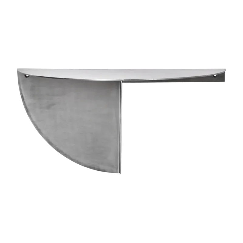 Etagère murale en acier argent brossé 18x36cm Hdmega - House Doctor