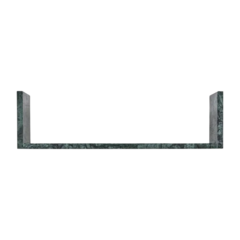 Etagère murale en marbre vert 50x14cm - House Docteur