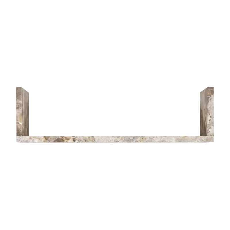 Etagère murale en marbre beige 50x14cm - House Docteur