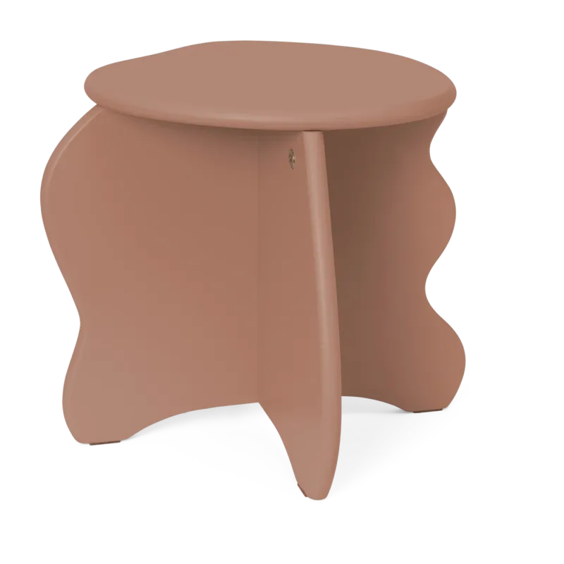 Tabouret en bois rose 36x30cm - Ferm Living