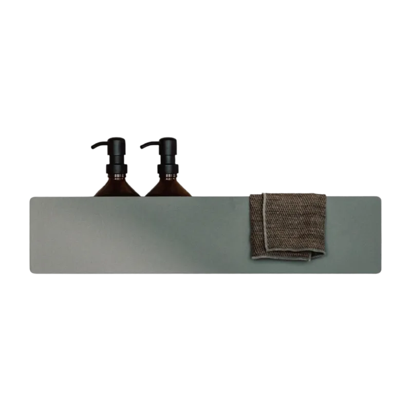 Étagère porte-savons en aluminium vert 50cm Shea - Metallbude