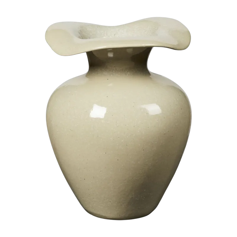 Vase en grès beige 24x32cm Florentina - Broste Copenhagen