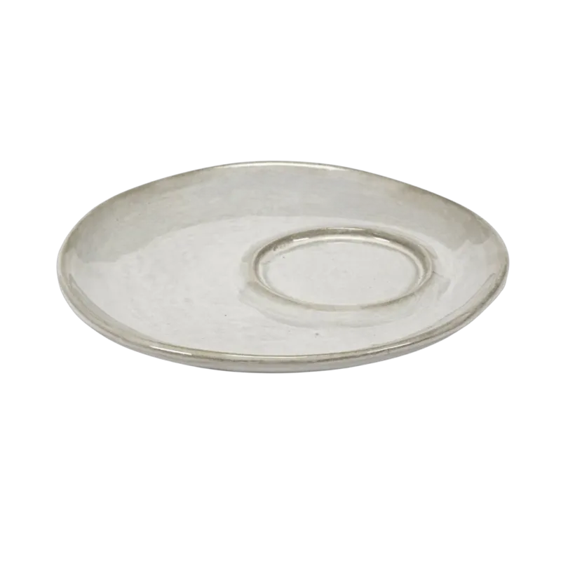 Soucoupe en grès blanc cassé 11,5 cm La Mère - Serax