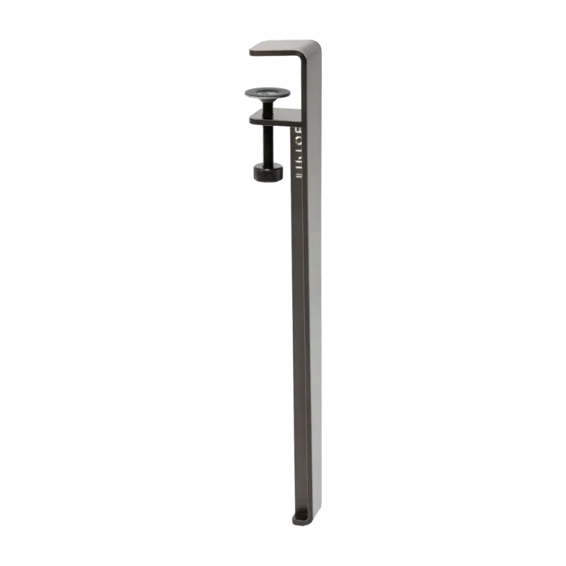 Pied de table en acier gris-noir patiné 43 cm - TIPTOE