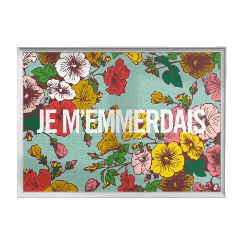 Puzzle de 1000 pièces Je m'emmerdais - Piece & Love - The Cool Republic